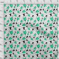 thumbnail image 4 of oneOone Polyester Spandex Sea Green Fabric Medical Virus Sewing Material Print Fabric by The Yard 56 Inch Wide, 4 of 4