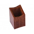 thumbnail image 1 of Dacasso A6110 Protacini Cognac Brown Italian Patent Leather Pencil Cup, 1 of 2