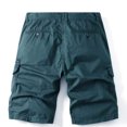 thumbnail image 3 of Men's Workout Cargo Shorts Lightweight Hiking Flat Front Shorts Tactical Work Shorts with Multi Pockets, 3 of 6