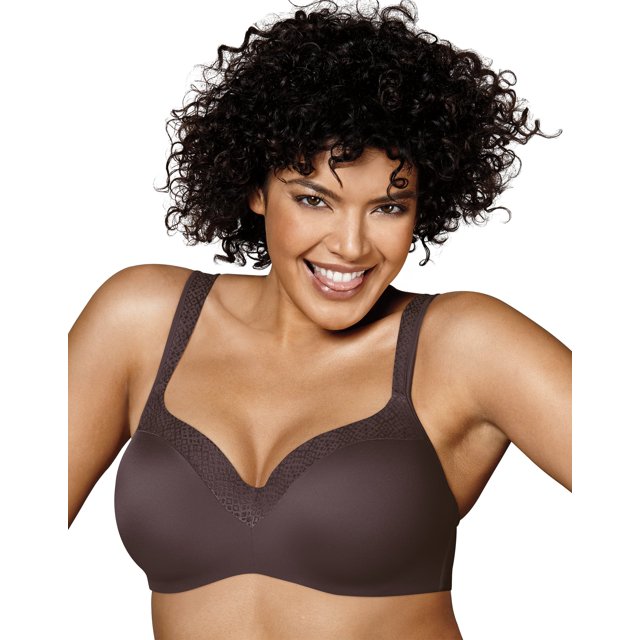 Playtex Womens Secrets Body Revelation Underwire Bra, 36D, Espresso