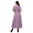 thumbnail image 3 of Moomaya Robe d'Été en Coton Slub Imprimée pour Femmes Grande Taille Robes pour Dames, 3 of 4
