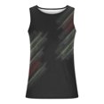 thumbnail image 3 of Qertyioot Gilet d'Été Ample pour Hommes, Imprimé Sport, Col Rond, Mode Décontractée, 3 of 4