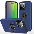thumbnail image 1 of [PST] iPhone 16 Pro Max Ring Case, Hybrid Magnetic Kickstand Case Cover with Invisible Ring Stand, 1 of 5