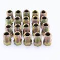 thumbnail image 3 of Xingzhi 20 Pièces 3/8-24 Assortiment d'Écrous de Tube de Torche Inversée pour Tube de 3/16 Pouces, 3 of 8