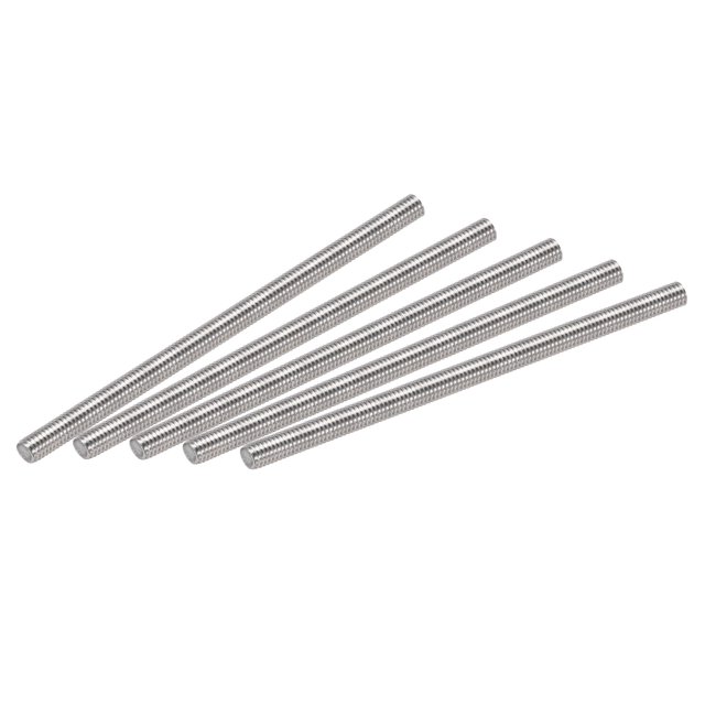 Unique Bargains M6 x 110mm Fully Threaded Rod 304 Stainless Steel Right Hand Threads 15 Pack