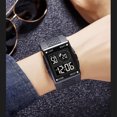thumbnail image 3 of Watch Digital Sport Watch Waterproof Stopwatch PU Leather Strap LED Luminous Students Multi Functional Watch For Women Men Black, 3 of 8