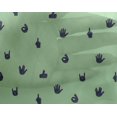 thumbnail image 4 of oneOone Georgette Viscose Fabric Finger Sign Symbol Printed Craft Fabric BTY 42 Inch Wide, 4 of 4