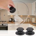 thumbnail image 4 of Unique Bargains Easy Lifting Universal Pot Lid Knob Handle Plastic Knobs Kitchen Cookware Assessories Cover Replacement Black, 4 of 7
