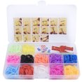 thumbnail image 1 of Rainbow Rubber Band Set Creative DIY Loom Rubber Band Bracelet Making Kit, 1 of 7