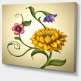 thumbnail image 2 of Design Art - Flowers and Leaves Illustration, 2 of 4
