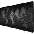 thumbnail image 1 of Extended Mouse Pad Large Gaming Mouse Pad- 35.4x15.7x0.12 inch Computer Keyboard Mouse Mat Non-Slip Mousepad Rubber Base and Stitched Edges for Game Players, Office, Study, Aurora Light Pattern, 1 of 7