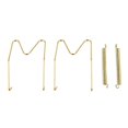 thumbnail image 2 of Luckyn Dish Display Plate Hangers, 1 Pcs Wall Plate Spring Hook Holder Hanging Wire Wall Display Invisible Dish Hangers, Adjustable Plate Spring Holder for The Wall Home Decor 8 inches, Gold, 2 of 9