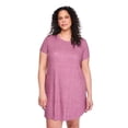 thumbnail image 1 of George Women's Plus Short-Sleeve Sleepshirt, 1 of 6