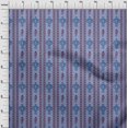 thumbnail image 3 of oneOone Tissu Polyester Lycra Imprimé Tourbillon & Paisley Ikat pour Couture Largeur 56 Pouces, 3 of 4