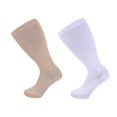 thumbnail image 1 of 2 Paires de Bas de Compression Grande Taille pour Femmes et Hommes, Hauteur Genou, Soutien, Mollet Grand, Bas, Bas de Compression Argent, 1 of 1