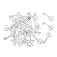 thumbnail image 1 of Key Charms Key Pendants Alloy Keys Bulk Vintage Style Key Set Charms for Jewelry Bright 100pcs, 1 of 9