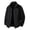 Black, variant on PEONAVET Mens Jacket Men's Fleece Top Jacket Solid Color Casual Men's Long Sleeved Zipper Top Men's Long Sleeved Hooded Casual Jacket/jacket