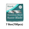 thumbnail image 2 of Waysh Stainless Steel Razor Blades, 700ct Economy Pack, 2 of 7