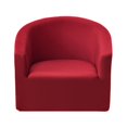 thumbnail image 2 of Thick Armchair Slipcovers for Living Room, Chair Covers Polyester Stretch Sofa Slipcover for Anti Slip Furniture Protector, Machine Washable Red (Only Cover Not Chair), 2 of 8