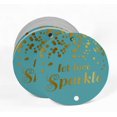 thumbnail image 2 of Inkdotpot Real Gold Foil Let Love Sparkle Wedding Tags Favor Hang Paper Tags 50 Pieces, 2 of 6