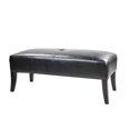 thumbnail image 3 of Banc Antonio en cuir reconsitué noir, 3 of 4