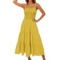 thumbnail image 2 of Robes d'Été pour Femmes 2025 Zeophrasy Robe Sans Manches Col Rond Aguichant Élégante Tunique de Boîte de Nuit Fête Mini Robes Décontractées Vacances Liquidation Moins de 5, 2 of 4