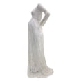 thumbnail image 5 of Ketyyh-chn99 Tenues de Séance Photo de Maternité Femmes Enceintes Séance Photo Dentelle Robe Longue Femmes Enceintes Robe en Dentelle à Ouverture Frontale Blanc,P, 5 of 5