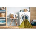 thumbnail image 2 of Ahgly Tapis d'Intérieur Lavable en Machine Carré Transitionnel Brun Bronze Foncé, 6 Pieds Carré, 2 of 7