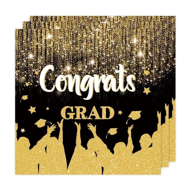 Graduation Party Supplies Disposable Paper Napkins Multicolor 20 Pack for Graduation Ceremony Party Table Decorations