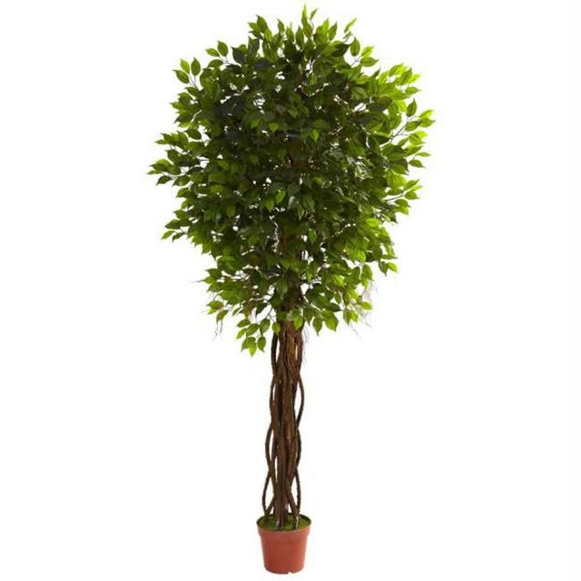Nearly Natural 5379 Ficus de 7,5 Pi Résistant aux UV - Intérieur-Extérieur