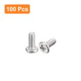 thumbnail image 3 of Unique Bargains M1.2x0.25x3mm Lot de 100 Vis Plates Rondes en Métal pour Machine à Entraînement Phillips, 3 of 5