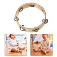 thumbnail image 3 of MasteelfCA Percussion Instrument Wooden Metal Children Tambourine for Playing, 3 of 7