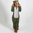 thumbnail image 4 of Mikilon Combinaison Pyjama à Capuche à Manches Longues pour Femmes, Décontractée, Chaude pour l'Hiver, Tenue de Nuit, 4 of 7