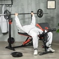 thumbnail image 2 of Soozier Banc de Musculation avec Support Incliné pour Entraînement Complet du Corps, 2 of 10