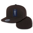 thumbnail image 2 of Decky RP1-PL-BRN-29 Retro Fitted Caps Brown - 7.75, 2 of 3