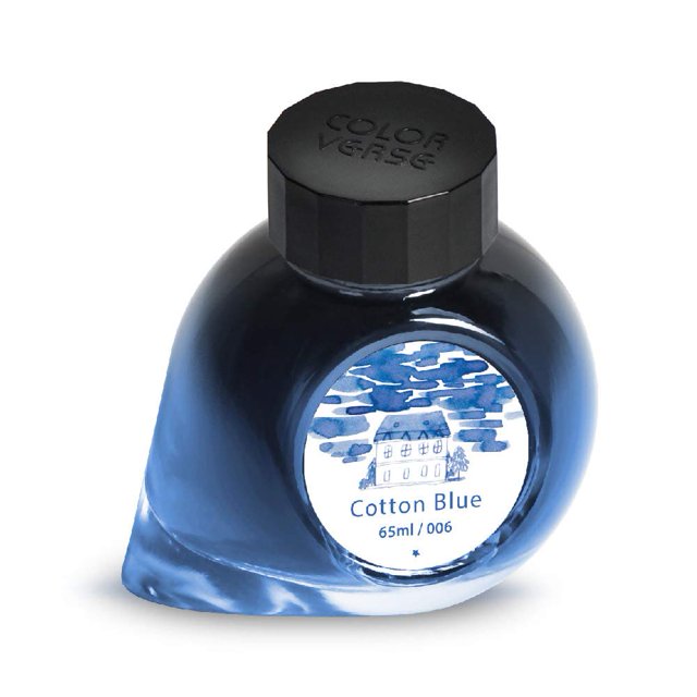 Colorverse Project Ink No.006 - Cotton Blue - (65ml) Fountain Pen Ink
