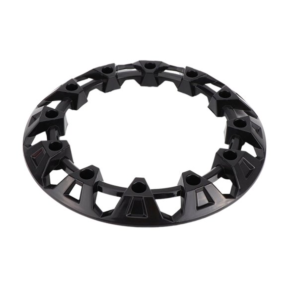 jinwen Generic ATV Wheel Rim Hub Protection Decor Practical Tire Decor for ATV Black 10 Inches