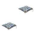 thumbnail image 3 of Wweixi Cushion Pad For Square Chair - Soft And Comfortable Wide Range Of Uses Square Chair Cushion Colorful Triangles 2Set, 3 of 6