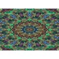 thumbnail image 1 of Ahgly Company Machine Washable Indoor Rectangle Transitional Burgundy Brown Area Rugs, 2' x 4', 1 of 7