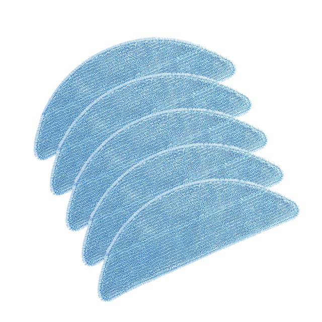 jifeng 5Pcs Mop Pads Floor Cleaning Cloth for Vacuum Cleaner Robot Accessories Part