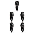 thumbnail image 3 of yingyy 1/2/3/5 Maison Salon Spa Sauna Combinaison Course Exercice Mise en Forme Veste de Survêtement Réutilisable Lavable PVC Combinaisons de Sport Noir TG 5 Pcs, 3 of 6