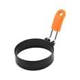 thumbnail image 2 of Meitianfacai Thick Stainless Steel Non Stick Round Frying Pan For Household Kitchen Small Tools Hamburger Patty, Orange, 2 of 3