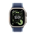 thumbnail image 2 of Apple Watch Ultra 3 GPS + Cellular 49mm Natural Titanium Case with Bright Blue Trail Loop - S/M, 2 of 9