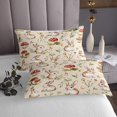 thumbnail image 3 of Erosebridal Kawaii Rabbit Coverlet Set King,Botanical Mushroom Bedding Set,Animal Bedroom Decor,Ultra Soft,3 Pieces, 3 of 5