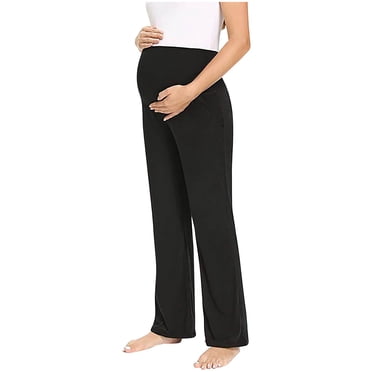 zanvin Maternity Clothes , Pantalon Long Décontracté Confortable Élastique Uni pour Femme Enceinte, Printemps et Été, Cadeaux d'Anniversaire
