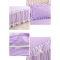 thumbnail image 1 of maskred Throw Lace Ruffle Bed Skirt Durable And Beautiful For Anywhere Universal Fit Non-slip Mattress Cover green, 1 of 6