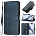 thumbnail image 2 of Wallet Phone Case for Google Pixel 8A 360° Protective Flip Cover with Card Slots Kickstand Blue, 2 of 6