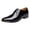 Black, variant on Santimon Mens Dress Shoes Leather Lace Up Pointed Toe Oxford Shoes Casual Formal Business Shoes Red 12 US