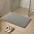 thumbnail image 4 of Home Kitchen Bathroom Textile Deals!Pcksrro Fleece Solid Color Entrance Mat Bathroom Slip And Absorbent Mat Bathroom Door Mat Household Use, 4 of 6