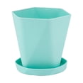thumbnail image 3 of Under 10, Plastic Balcony Flower Pot, Thickened Large Planter, Durable, Modern Style, for Home/Gardening, Self-Watering, Outdoor Decor, Resin Material, Patio Plant Stand JACSZPA Under 25, 3 of 9